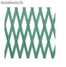 Celosia de plastico extensible 1*2MTR verde