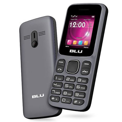 Celular blu Z4 Z190 2G Dual sim Tela de 1.8&quot; vga - Preto/Cinza