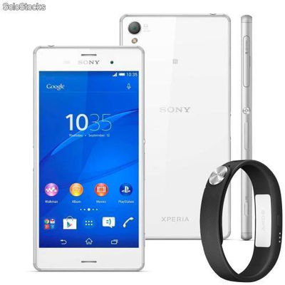 Celular Desbloqueado Sony Xperia z3 Branco com Tela 5.2&quot; + SmartBand