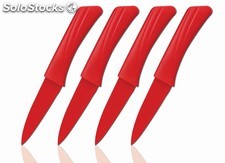 Cenocco CC-9009; 4 Stück Obstmesser Red