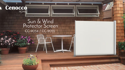 Cenocco CC-9055; Brise-vue de protection du soleil et du vent Beige - Photo 2