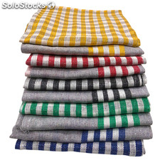 Cenocco CC-9069: 10 - Set di Asciugamani da Cucina Vintage a Righe e Plaid in