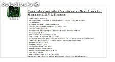 Centrale contrôle d&#39;accés en coffret 2 accés , Marque CDVI, Franc