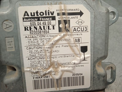 Centralita / autoliv / 605044900 / 4451229 para renault kangoo (f/KC0) 1.9 Dies - Foto 4