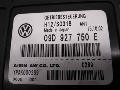 Centralita cambio automatico / 09D927750E / 4423917 para volkswagen touareg (7LA - Foto 4