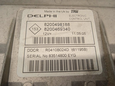 Centralita motor uce / 8200498188 / delphi / R0410B024D / 4414666 para renault m - Foto 4