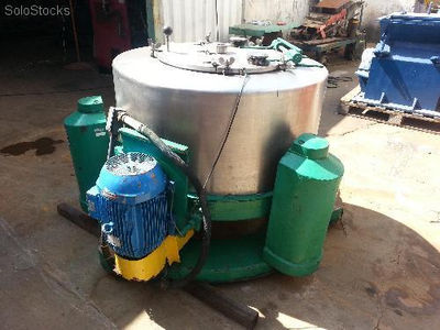 centrifuga de cesto inox 1200mm, centrifuga de cesto usada inox