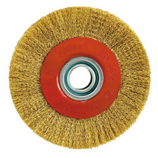Cepillo Acero Latonado Circular Ã 125x30 mm.