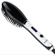 Cepillo alisador eléctrico de cabello peine eléctrico para enderezar el pelo