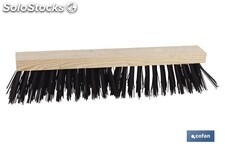 Cepillo barrendero extra | Ancho de 52 cm | Barrendero con fibras de PVC