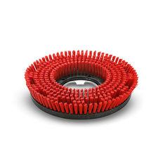 Cepillo circular rojo estándar 406 mm
