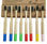 Cepillo de dientes de bambú mango redondo con estuche logotipo personalizado - Foto 3