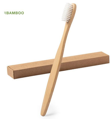 Cepillo de dientes en madera de bambú