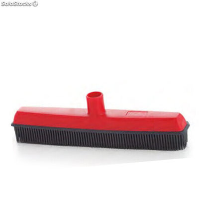 Cepillo de goma 32,5 cm negro/rojo