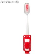 Cepillo dientes coche rojo