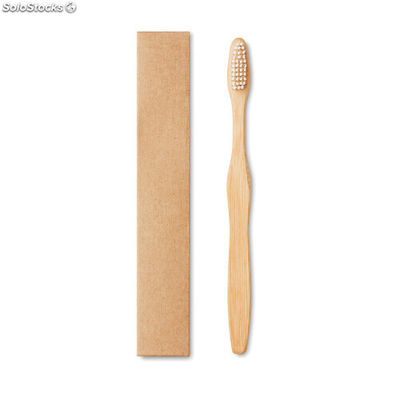 Cepillo dientes mango bambú blanco MIMO9877-06