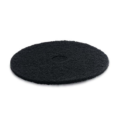 Cepillo-esponja circular duro negro 170 mm
