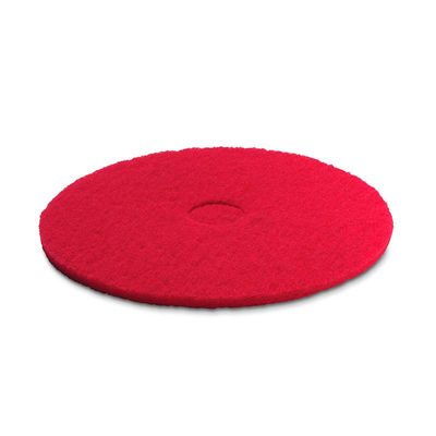 Cepillo-esponja circular semiblando rojo 170 mm