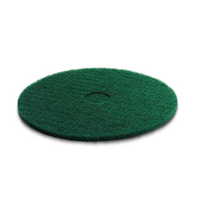 Cepillo-esponja circular semiduro verde 170 mm