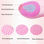 Cepillo limpiador eléctrico de silicona para cuidado de piel facial para mujer - Foto 5
