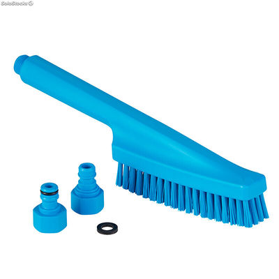 Cepillo mano paso de agua cerdas duras 330x32mm azul