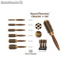 Cepillo Térmico NanoThermic Ceramic+Ion Olivia Garden 24 mm