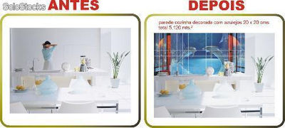 Cerámicas personalizadas - decoração de banheiros e cozinhas
