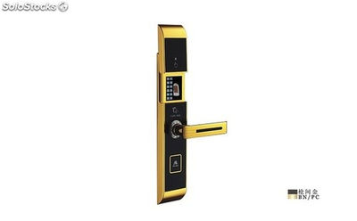 Cerradura digital biométrica con lector de huella dactilar para puerta