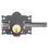 Cerrojo b-3 llave y pulsador pasador de 161mm cilindro redondo de 70mm - Foto 2