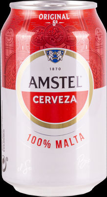 Cerveza 33CL amstel lata c/28