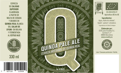 Cerveza artesana Sin Gluten Pale Ale con Quinoa - Foto 2