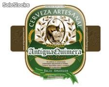 Cerveza artesanal antigua quimera tipo wee heavy 8 % de alcohol