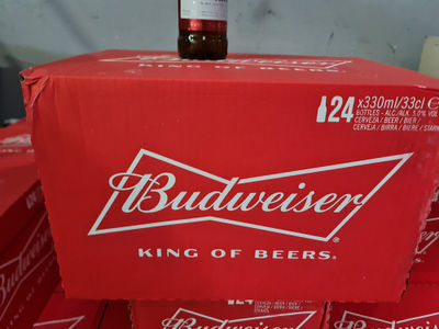 Cerveza Budweiser 330 ml botella Importación