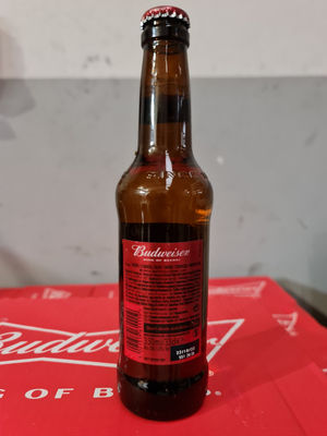 Cerveza Budweiser 330 ml botella Importación - Foto 3