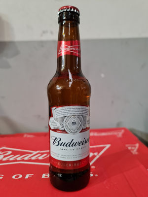 Cerveza Budweiser 330 ml botella Importación - Foto 4