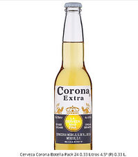 Cerveza Corona Botella 0,33 L 4,5º