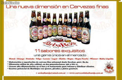 Cerveza de calidad artesanal 11 variedades