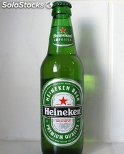 Cerveza Heineken latas y botellas