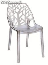 Chaise acrylique design branches