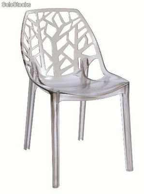 Chaise acrylique design branches