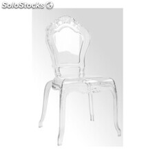 chaise baroque en polycarbonate