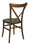 chaise bistrot dos croisé en bois - Photo 2