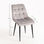 Chaise Cade Velours - Gris - 2