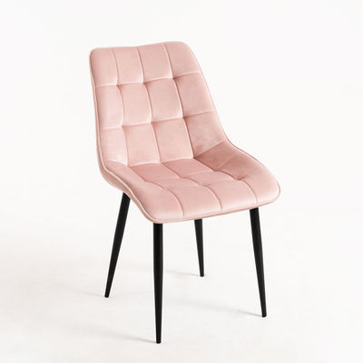 Chaise Cade Velours - Rose