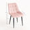 Chaise Cade Velours - Rose - Photo 2