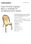 Chaise café &amp;amp; restaurant - venezia ( aluminuim effet noyer &amp;amp; rotin beige ) - 1