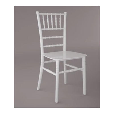chaise de banquet chiavari européenne - colori: polycarbonate blanc