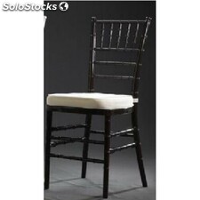 chaise de banquet chiavari européenne - colori: polycarbonate noir