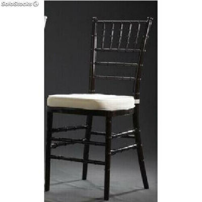 chaise de banquet chiavari européenne - colori: polycarbonate noir