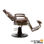 Chaise de barbier hydraulique de style vintage avec repose-pieds modèle Mae Bron - Photo 2